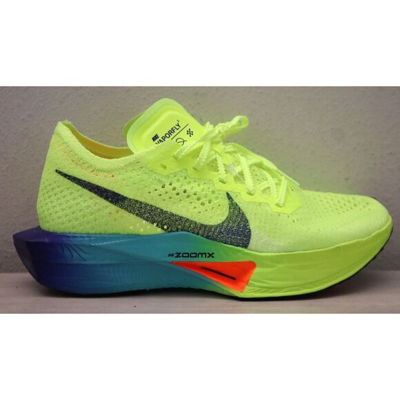 Nike DV4129-700 Men's 7.5 Women's Sz 9 Volt Yellow Vaporfly 3 Running Shoes - Picture 2 of 11